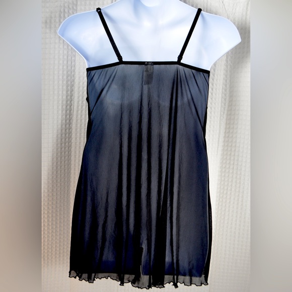 Black Sheer Bottom Chemise Lingerie Women’s Size XL - Picture 5 of 6
